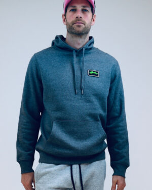 Hai Hoodie Men - 3 D Neon Green