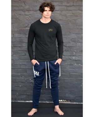 Hai Longsleeve Men - 3 D Gold Metallic
