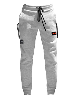 Men Sweat Pants - 3 D Neon Coral